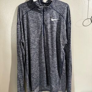 Nike Heathered Blue Dri-FIT Top